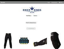 Tablet Screenshot of bunkerkings.com